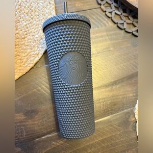 Starbucks Matte Black Studded Tumbler with Textured Grip
